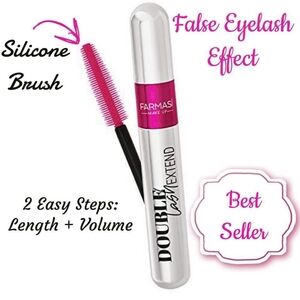 Farmasi Double Lash Extend Mascara - Silver and Pink